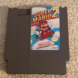 Super Mario Bros. 2 game for Nintendo entertainment system (NES) tested